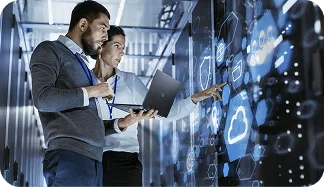 Technology company team